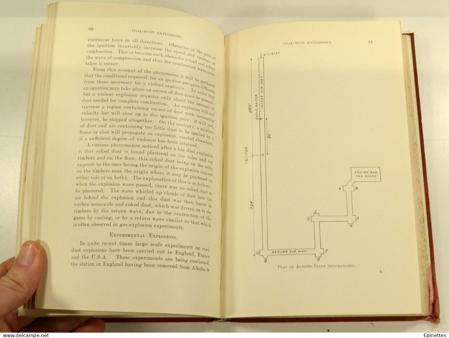 Coal and the Prevention of Explosions and Fires in Mines, John HARGER, 1913, éd. originale. Mineurs, charbon, grisou.