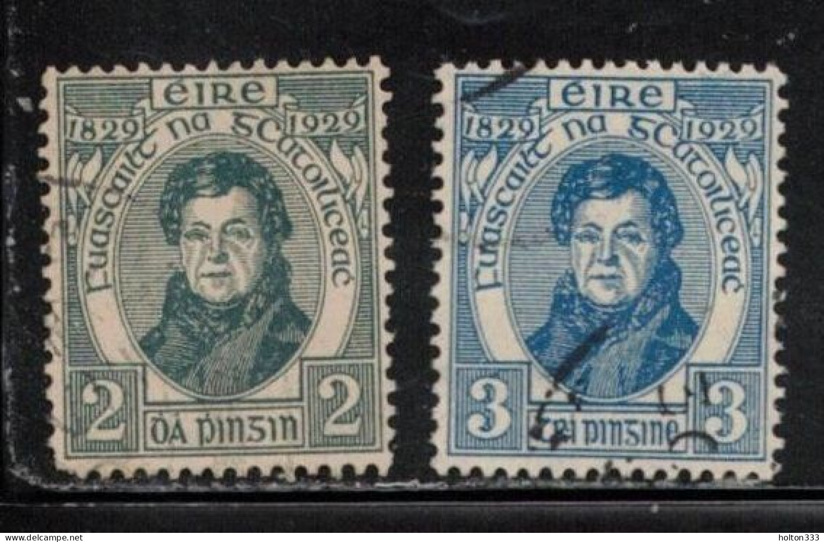 IRELAND Scott # 80-1 Used - Daniel O'Connell - Used Stamps