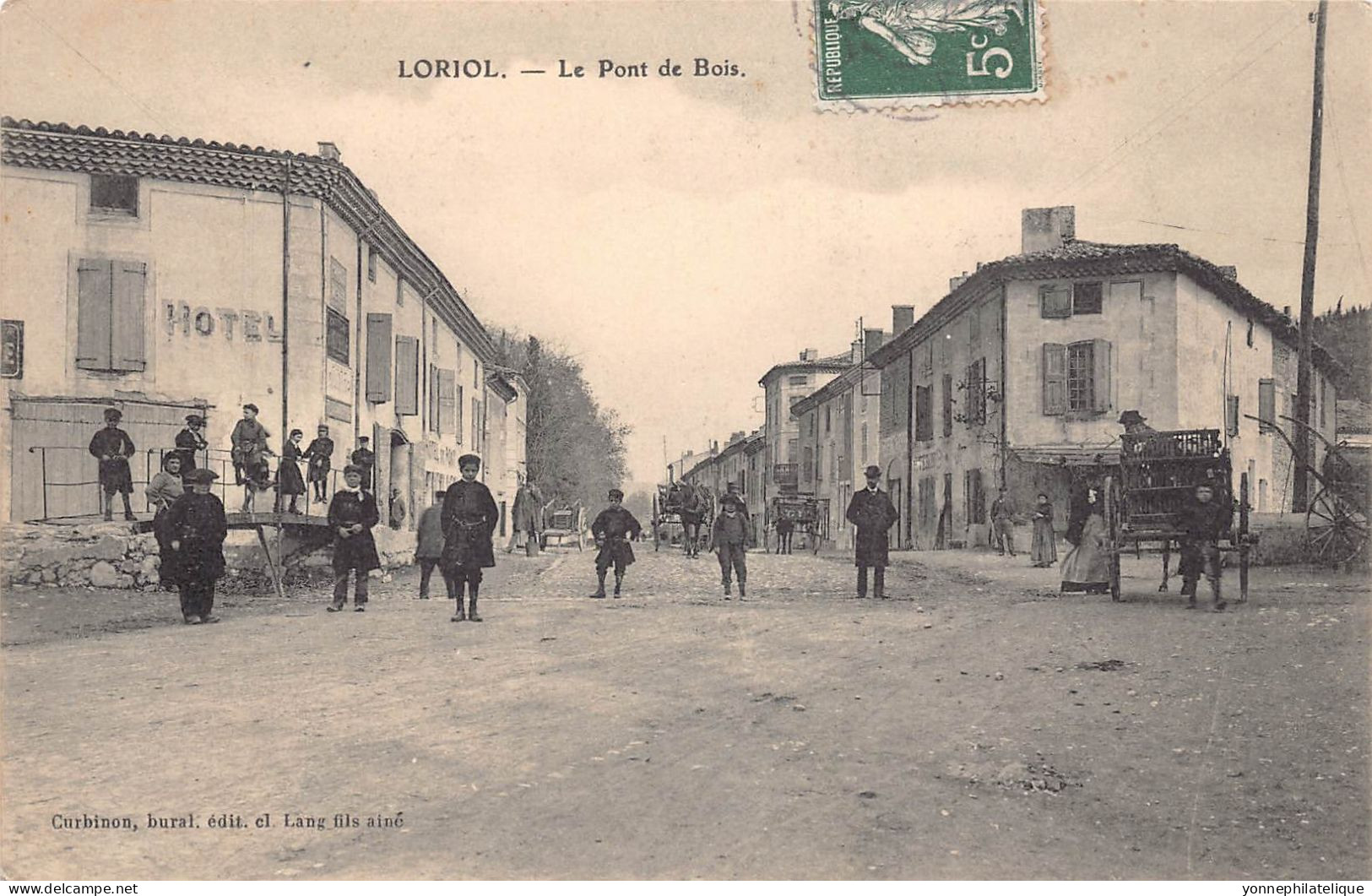 26 - DROME - L0RIOL - Le Pont De Bois  -  Superbe - (FR26-115 ) - Loriol