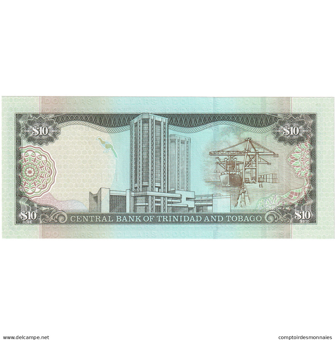 Trinité-et-Tobago, 10 Dollars, 2002, KM:43b, NEUF - Trinidad & Tobago