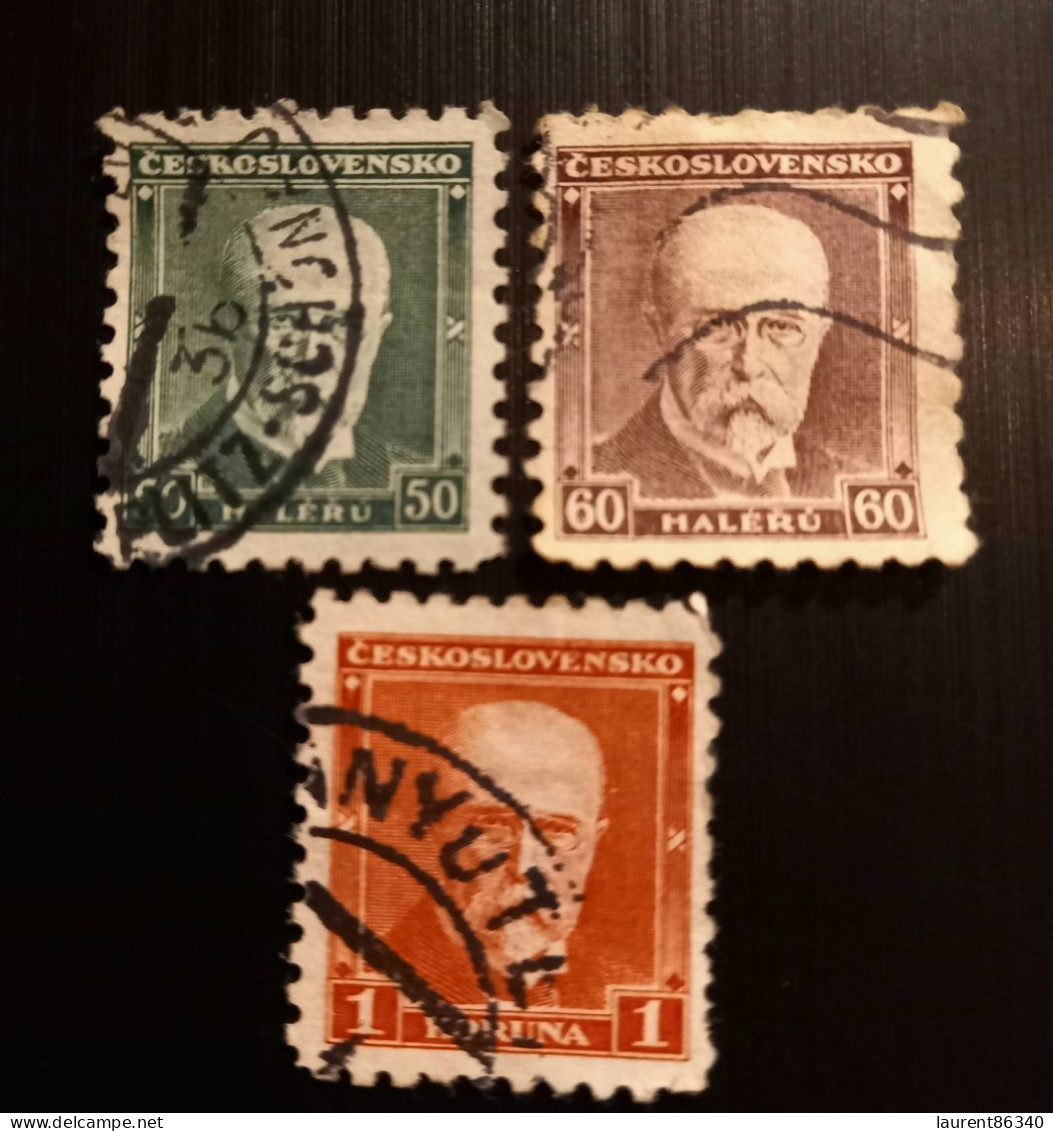 Tchécoslovaquie 1930 President Masaryk – Modèle: K. Seizinger - Used Stamps