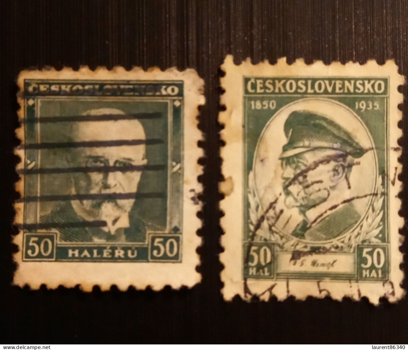 Tchécoslovaquie 1930 President Masaryk &1935 The 85th Anniversary Of The Birth Of President Thomas Garrigue Masaryk - Used Stamps