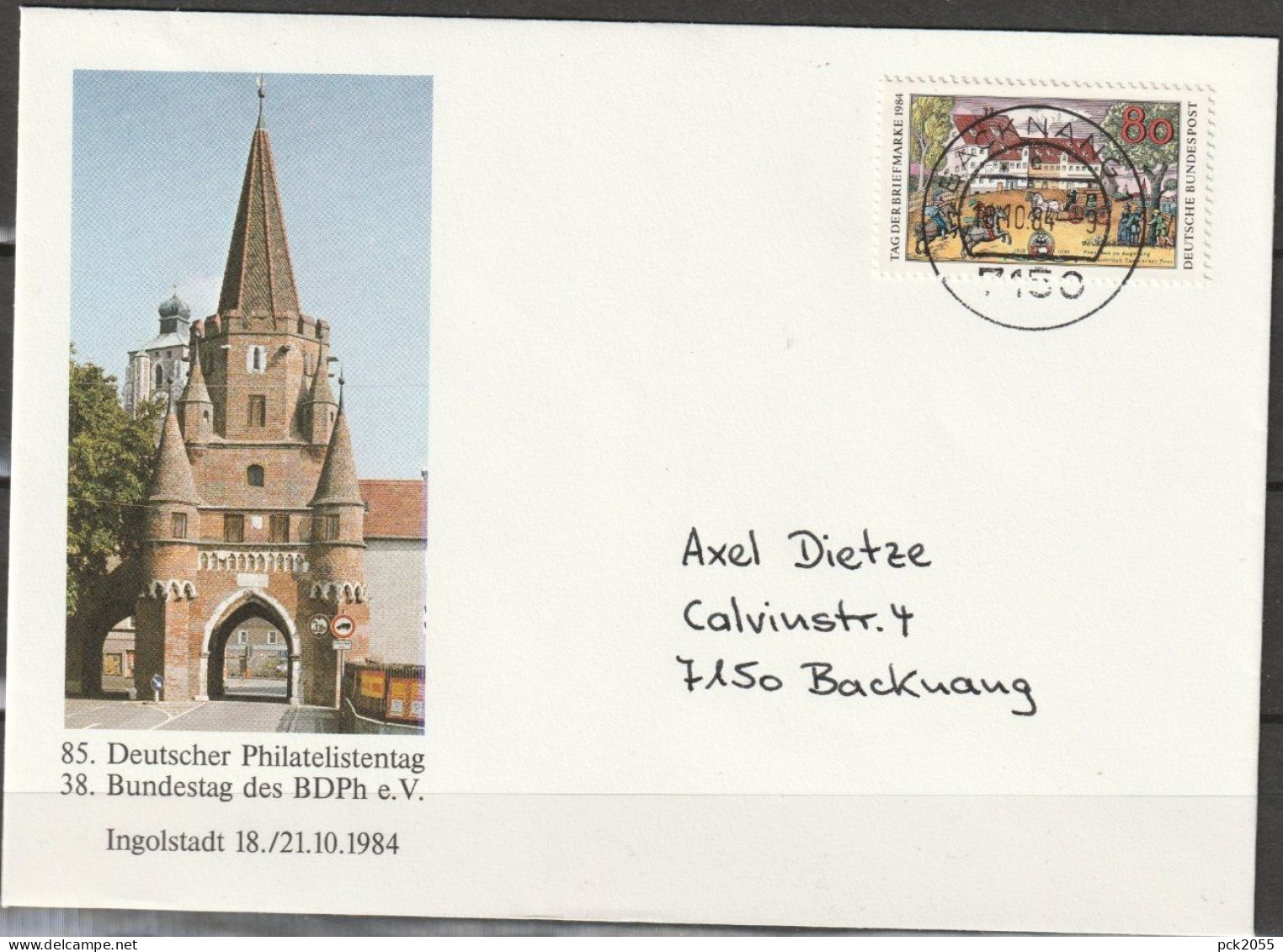BRD FDC 1984 Nr.1229 Tag Der Briefmarke Stempel Backnang( D 7114)  Günstige Versandkosten - 1981-1990