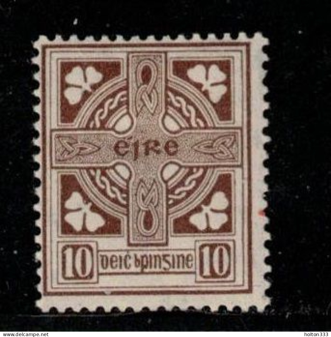 IRELAND Scott # 116 MH - Celtic Cross - Unused Stamps