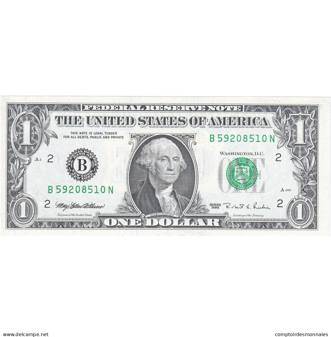 États-Unis, One Dollar, 1995, NEUF - Biljetten Van De  Federal Reserve (1928-...)