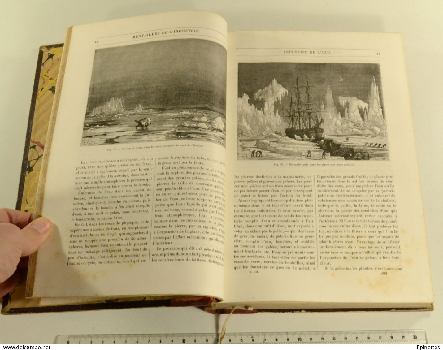 Les Merveilles de l'Industrie, tome 3, Louis FIGUIER. Industries chimiques, l'eau, etc. Vers 1875