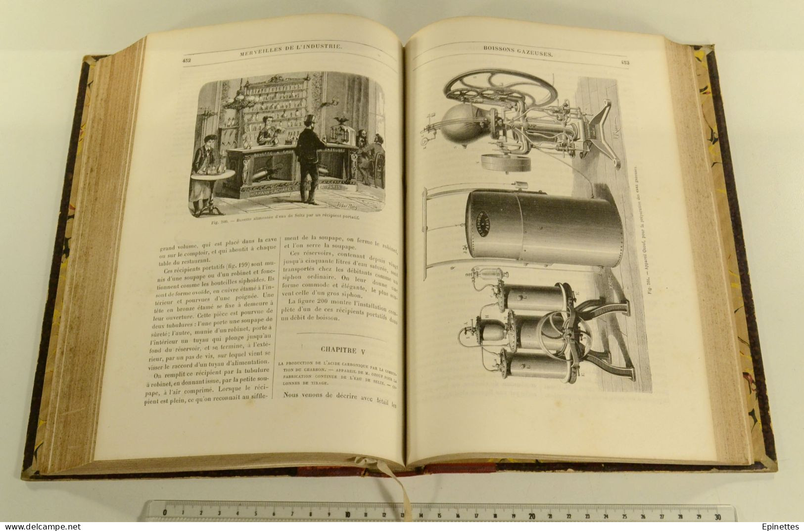 Les Merveilles de l'Industrie, tome 3, Louis FIGUIER. Industries chimiques, l'eau, etc. Vers 1875