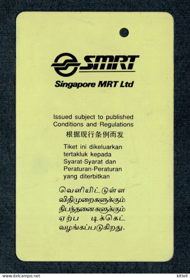 Singapore Old Transport Subway Train Bus Ticket Card Transitlink Unused Year Of Pig - World