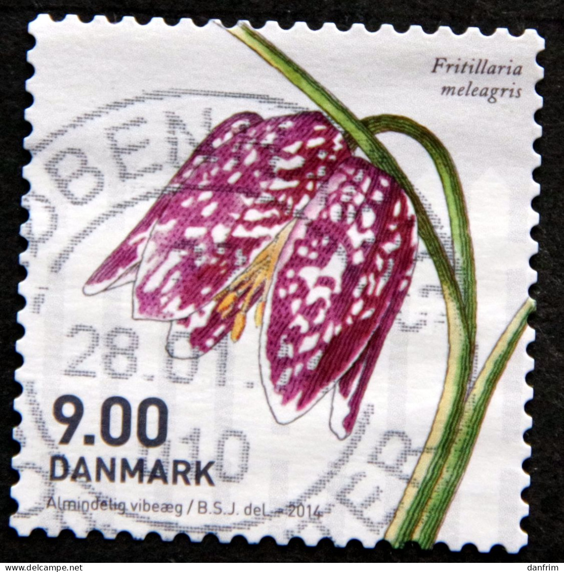 Denmark 2014 Flowers  Minr.1768  (O)   ( Lot D 1216 ) - Usado