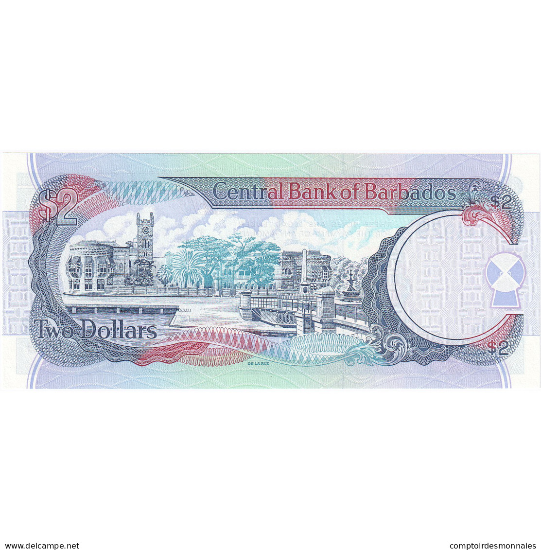 Barbade, 2 Dollars, KM:66a, NEUF - Barbados (Barbuda)