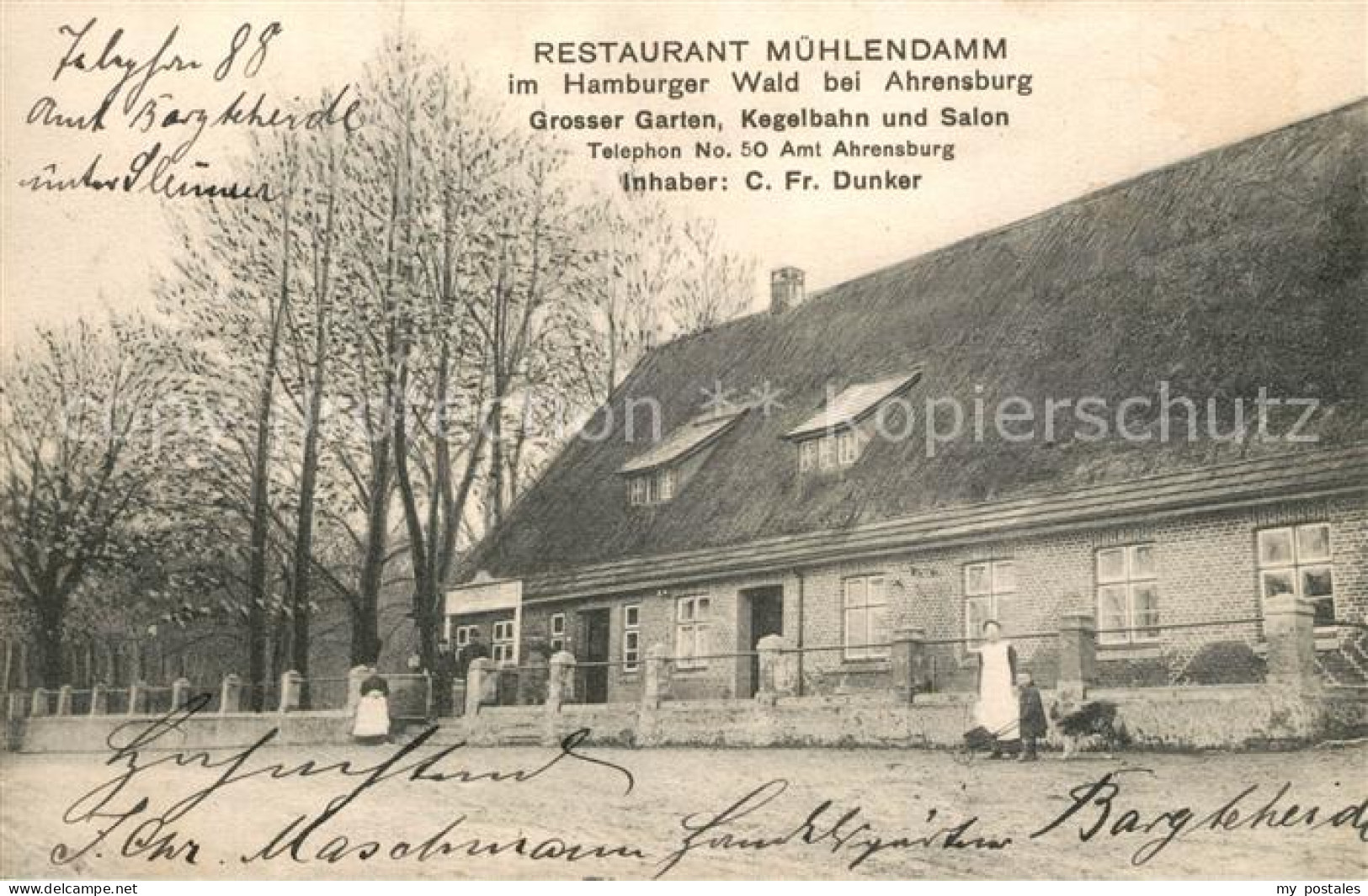 43251515 Ahrensburg Restaurant Muehlendamm Im Hamburger Wald Ahrensburg - Ahrensburg