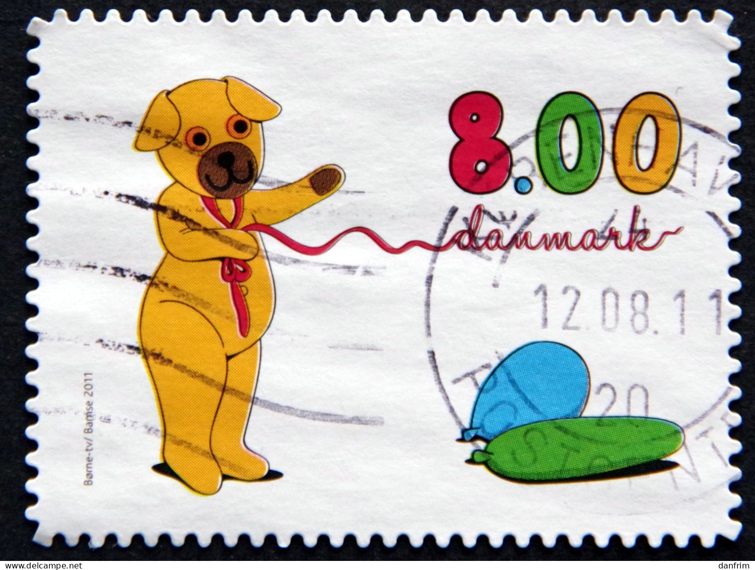 Denmark 2011   Children TV  MiNr.1659C.  (O)  ( Lot D 1485 )Teddy Bear - Used Stamps