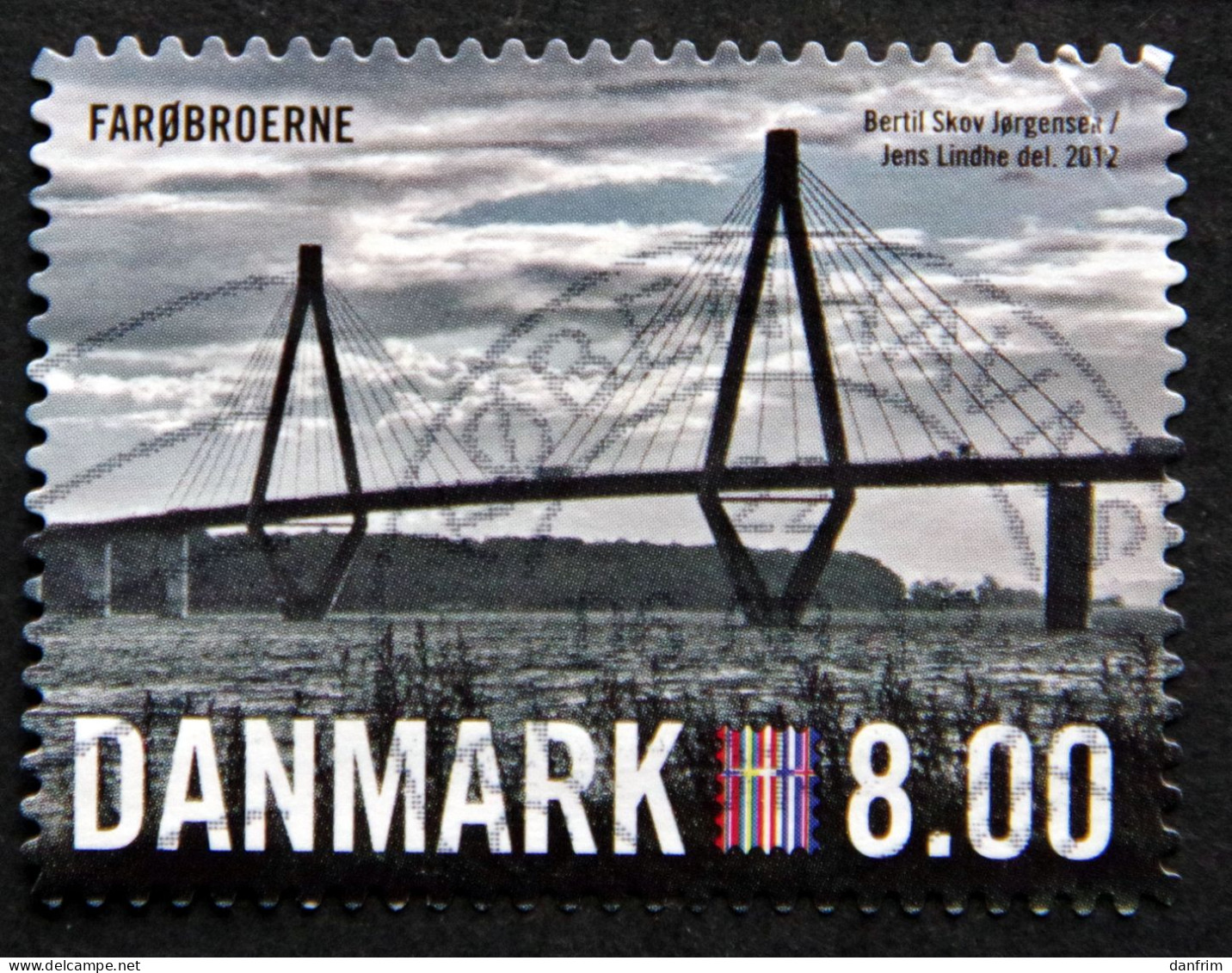 Denmark 2012 NORDIA 2012   MiNr. 1690C (  Lot D 1527 ) Bridge - Oblitérés