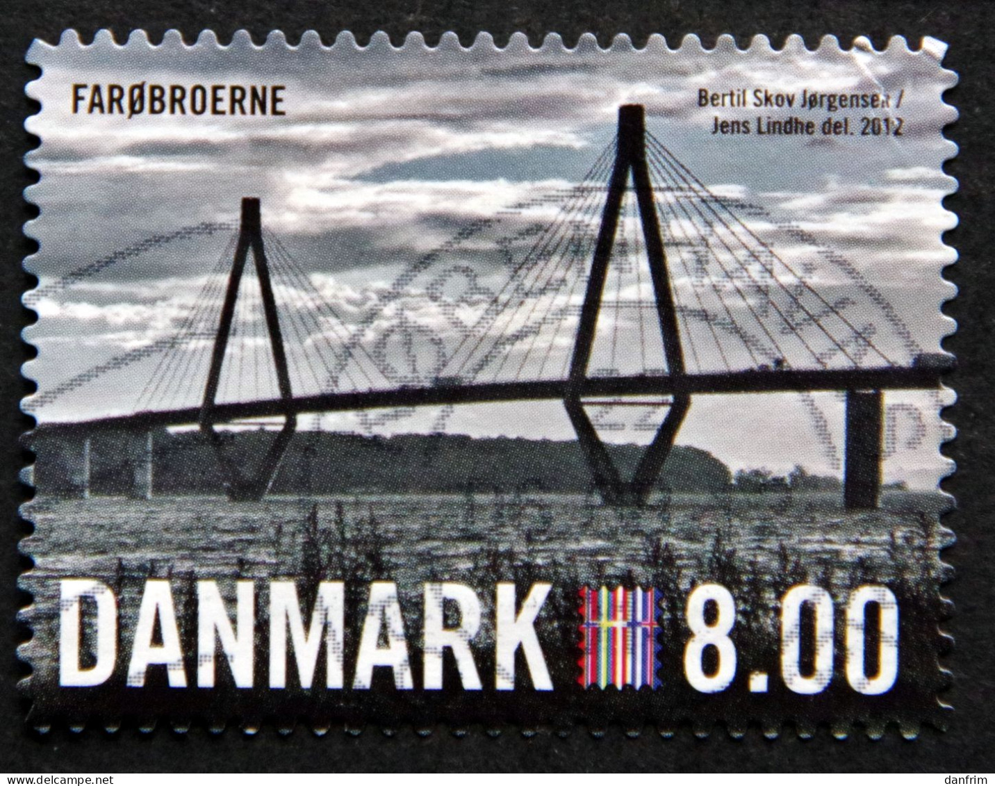 Denmark 2012 NORDIA 2012   MiNr. 1690C (  Lot D 1527 ) Bridge - Usado