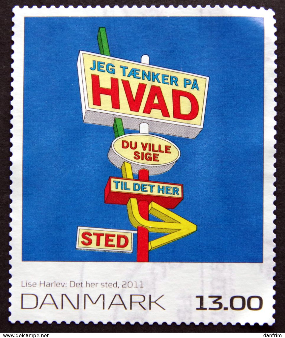 Denmark 2011   MiNr.1639  (O) Kunst  ( Lot B 1938 ) - Usado