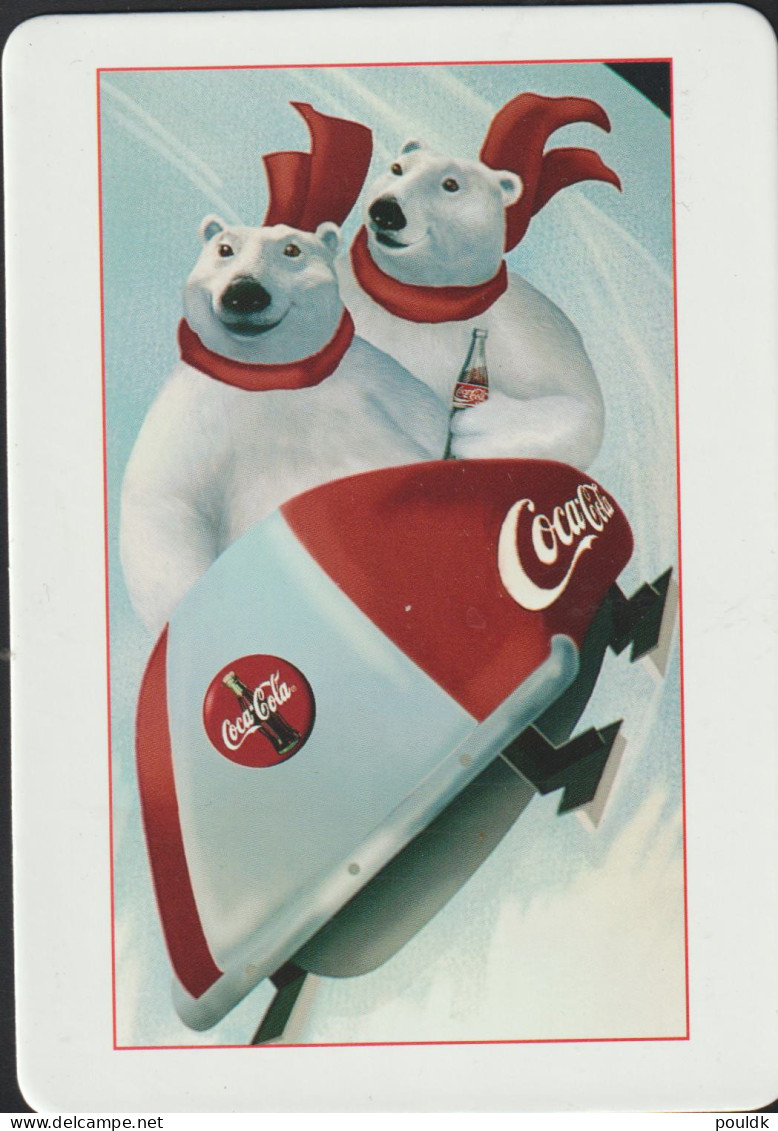 Five Coca-Cola Magnetic Cards From The 1994 Lillehammer Olympic Games With The Polar Bear. Postal - Hiver 1994: Lillehammer