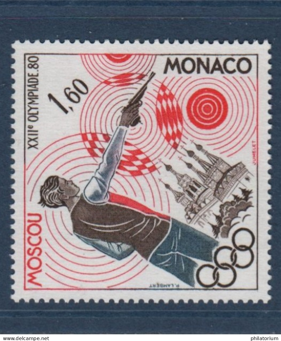 Monaco Timbres Neufs  Yvert N° 1220, **, JO Moscou, Tir Au Pistolet; - Shooting (Weapons)