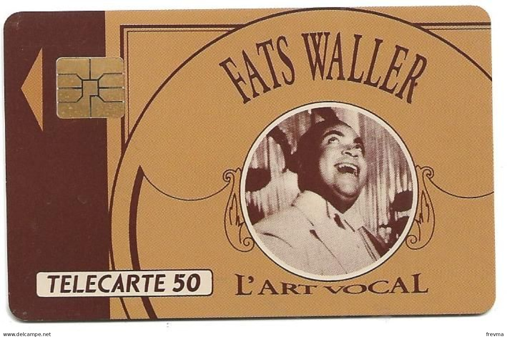 Telecarte F233 Fats Waller 50 Unités Luxe SO3 - 1992