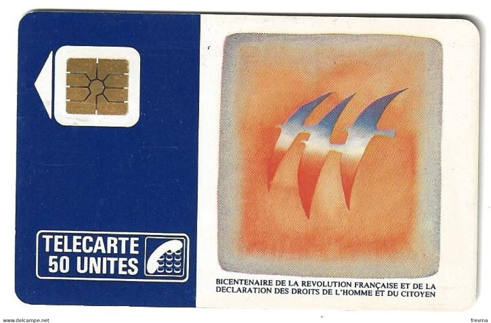 Telecarte F53 Folon 50 Unités Luxe SO2 - 1989