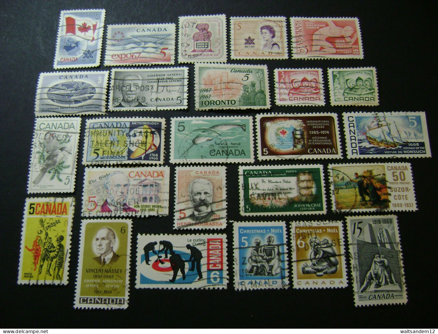 Canada 1967 To 1971 Commemorative/special Issues Complete (SG 578, 611-690) 3 Images - Used - Annate Complete