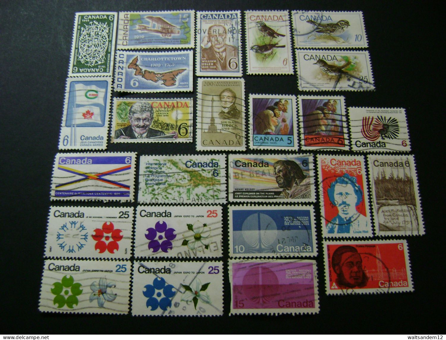Canada 1967 To 1971 Commemorative/special Issues Complete (SG 578, 611-690) 3 Images - Used - Volledige Jaargang