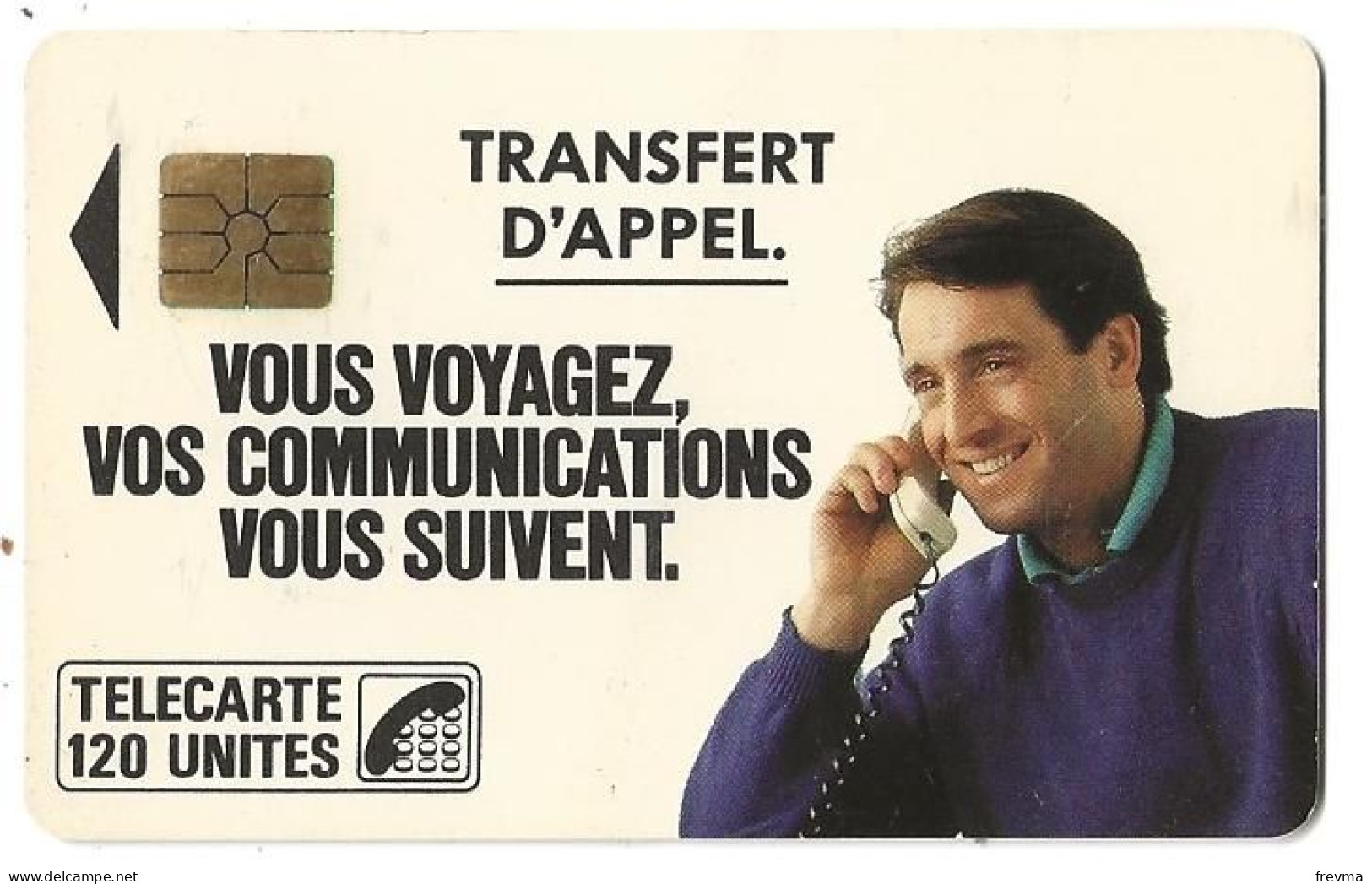 Telecarte F18 Transfert D'appel 50 Unités Luxe SO2 - 1987