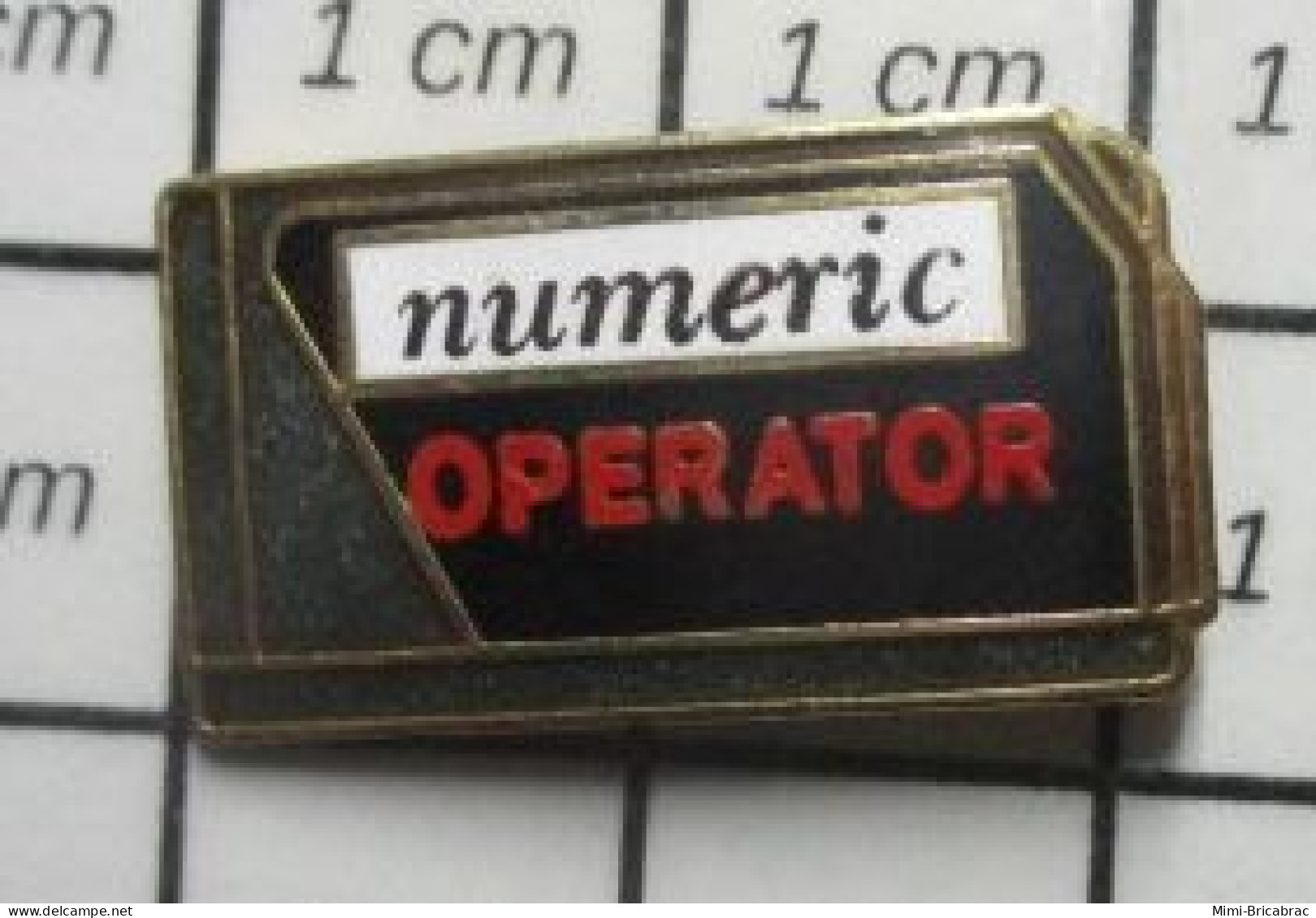 519 Pin's Pins / Beau Et Rare : Thème INFORMATIQUE / NUMERIC OPERATOR - Informatica