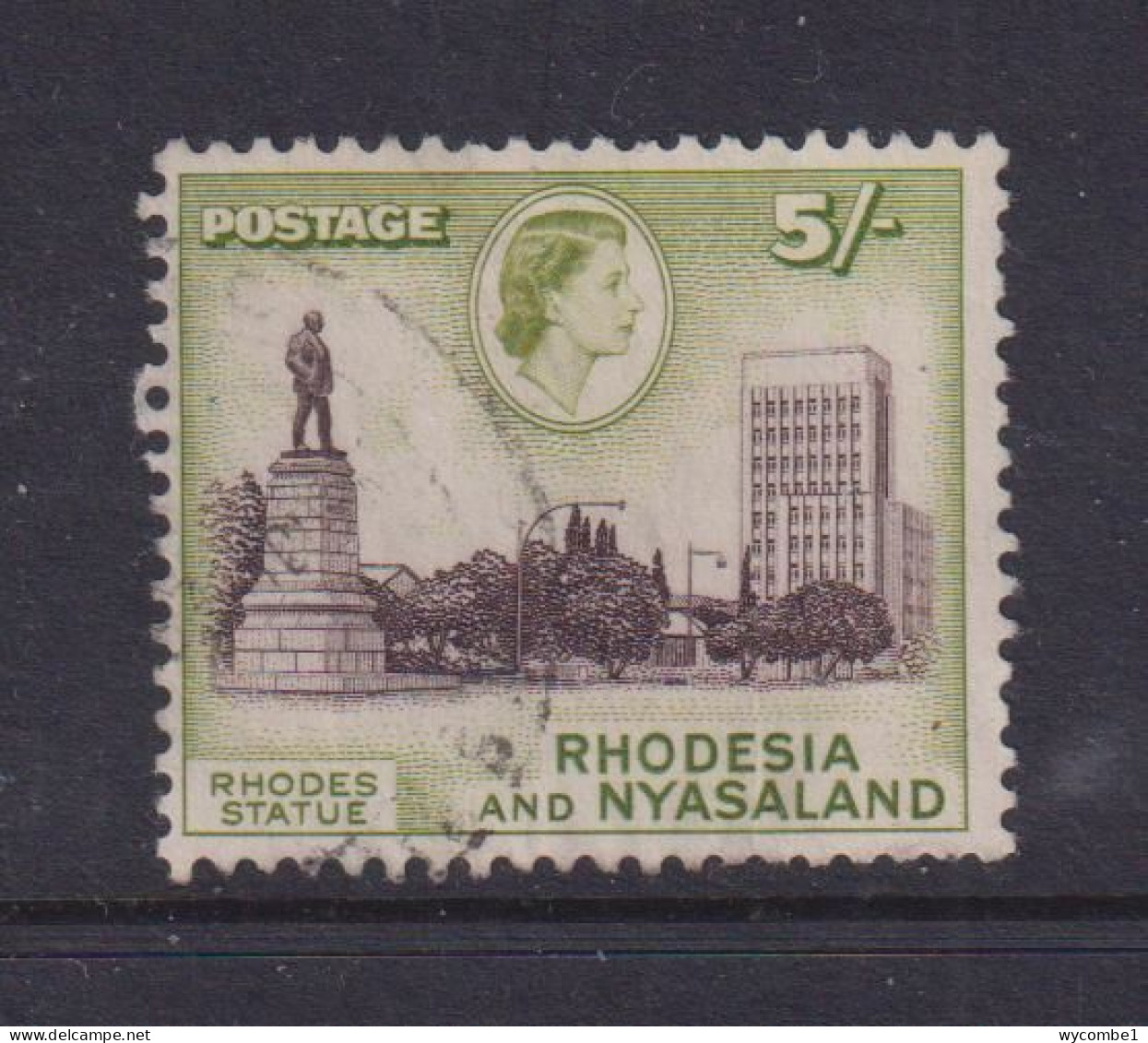 RHODESIA  AND NYASALAND - 1959 Definitive 5s  Used As Scan - Rhodesien & Nyasaland (1954-1963)