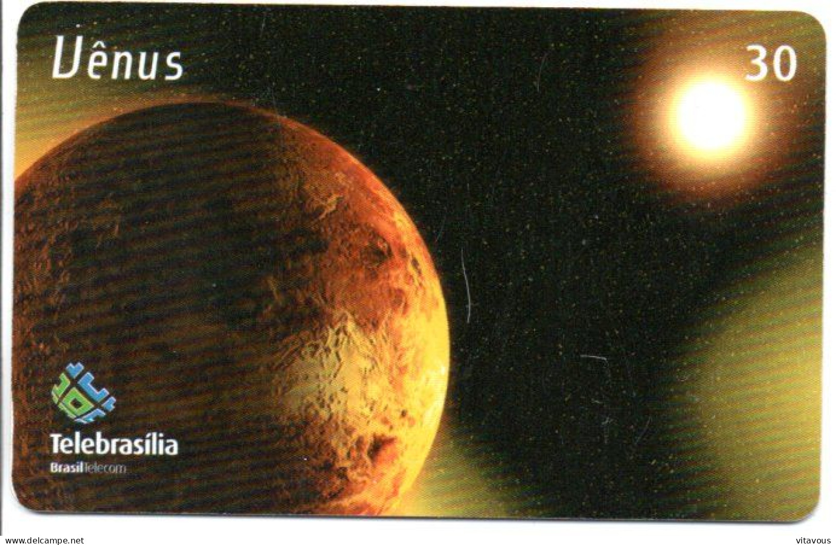 Planète Vénus  Astronomie Télécarte Brésil Phonecard (F 26) - Brasilien