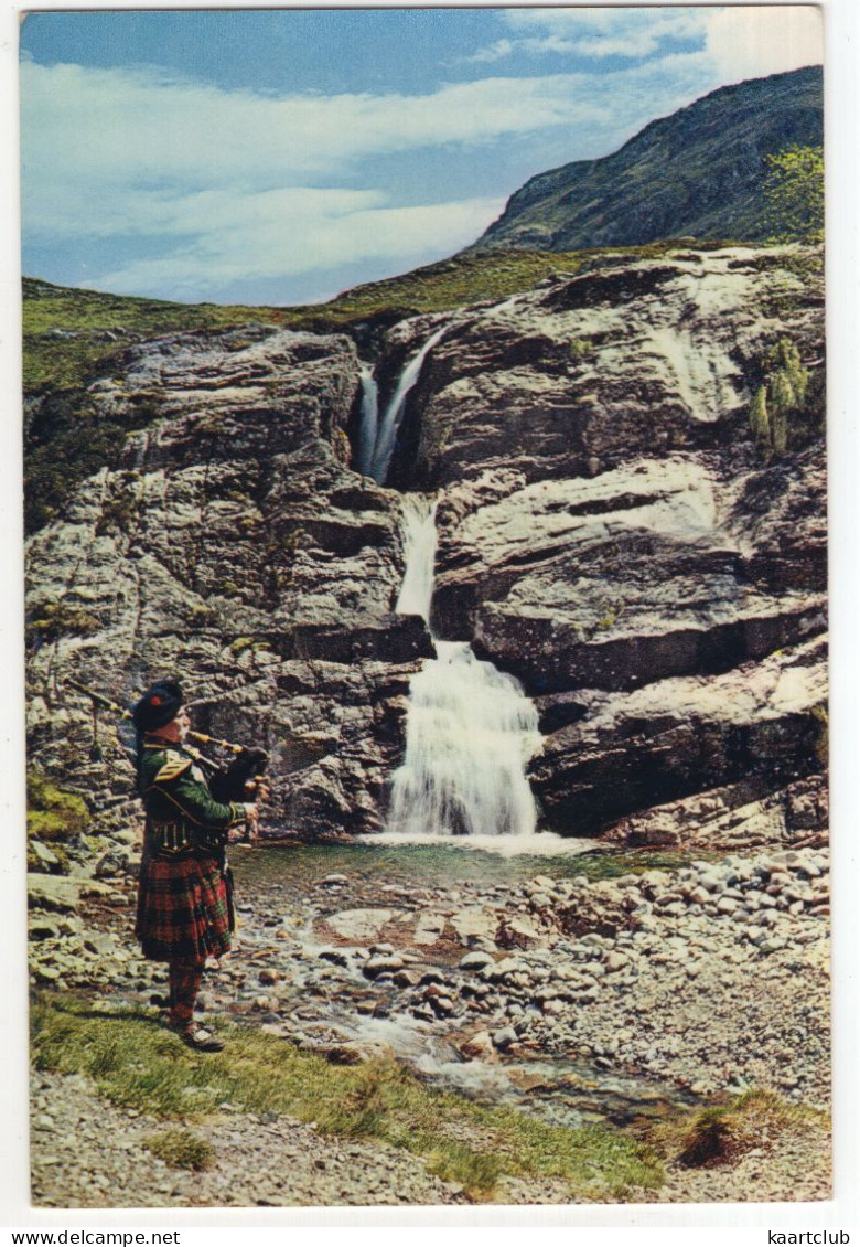 The Falls Of Coe, Glencoe, Argyll  (Scotland) - 1966 - The Piper Of Coe - Argyllshire