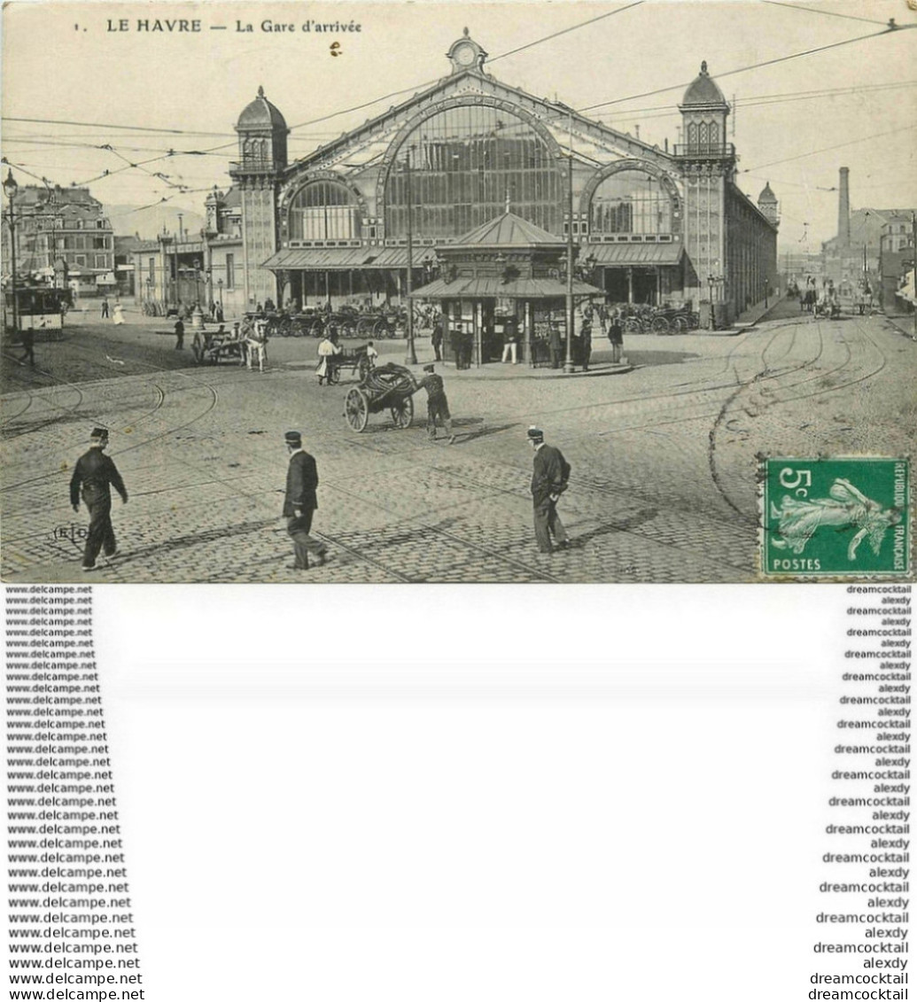 76 LE HAVRE. La Gare 1911 - Stazioni