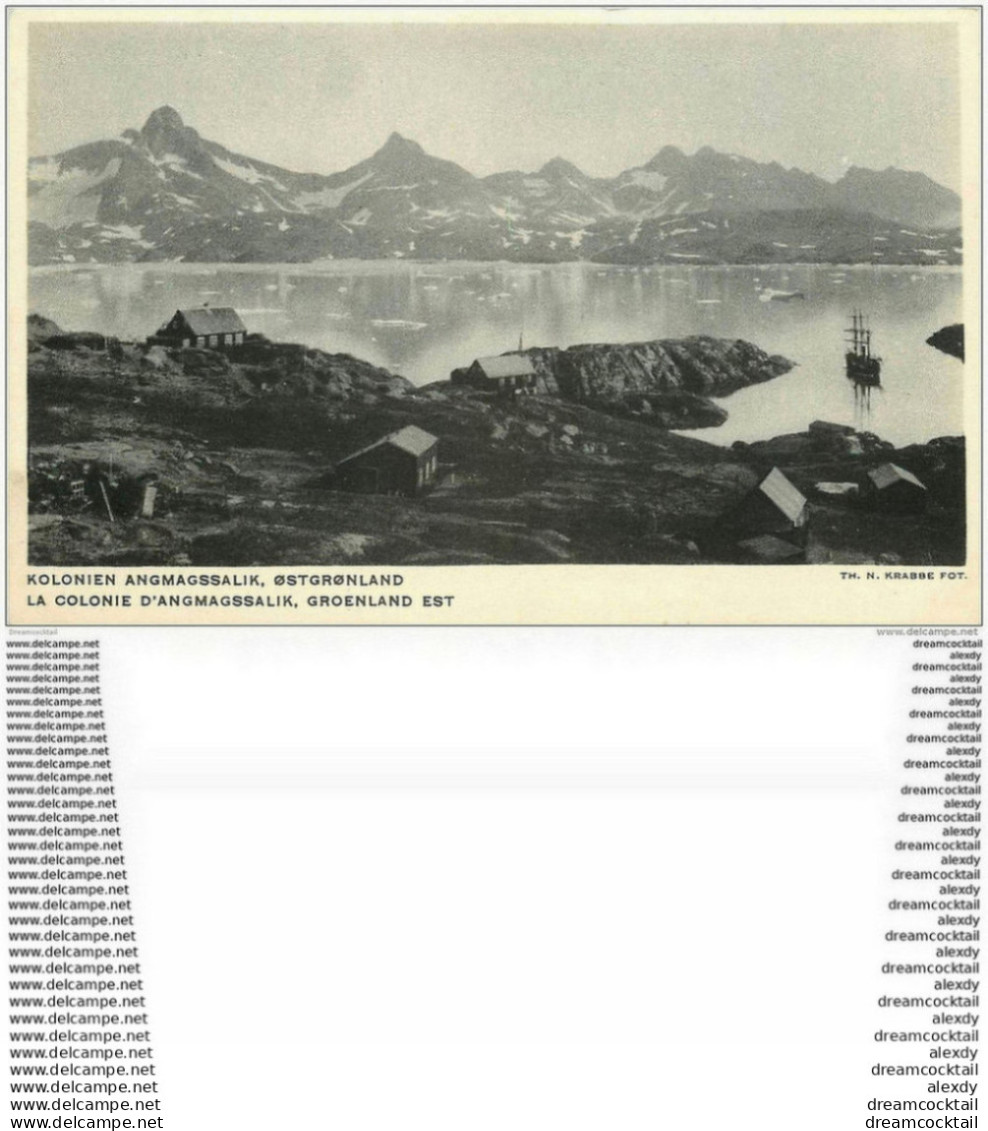 GROENLAND. Kolonien Angmagssalik Ostgronland. La Colonie 1931 - Groenland