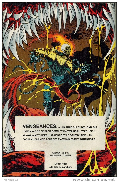 MARVEL SEMIC COMICS 1993 SPIRITS OF VENGEANCE  Howard MACKIE SPIDER MAN Ombres D'Orage Histoire De Haine - Lug & Semic