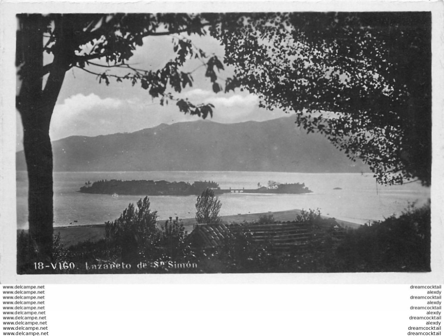 Espagne Photo Cpa Petit Format VIGO. Lazareto De S. Simon 1930 - Pontevedra