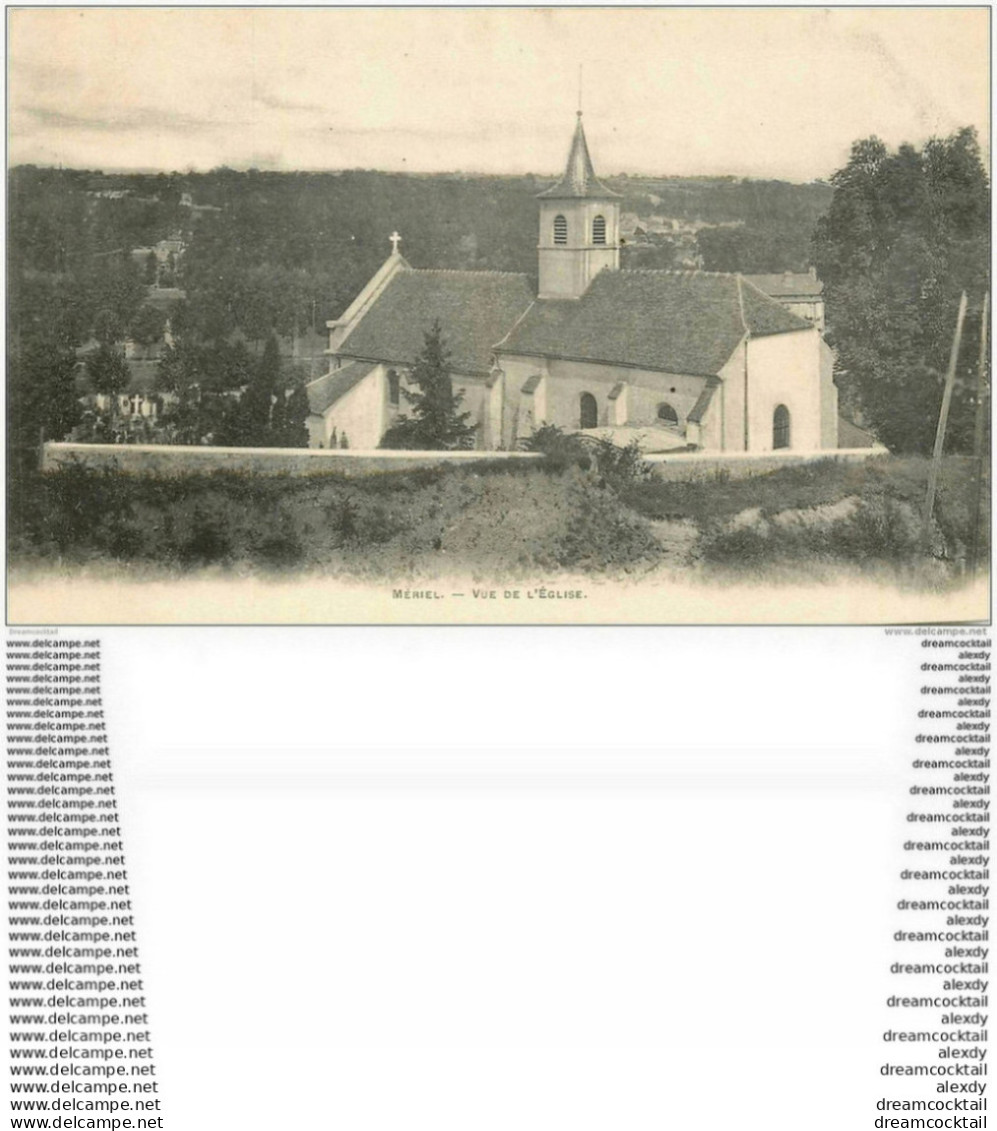 95 MERIEL. L'Eglise Vers 1900 - Meriel