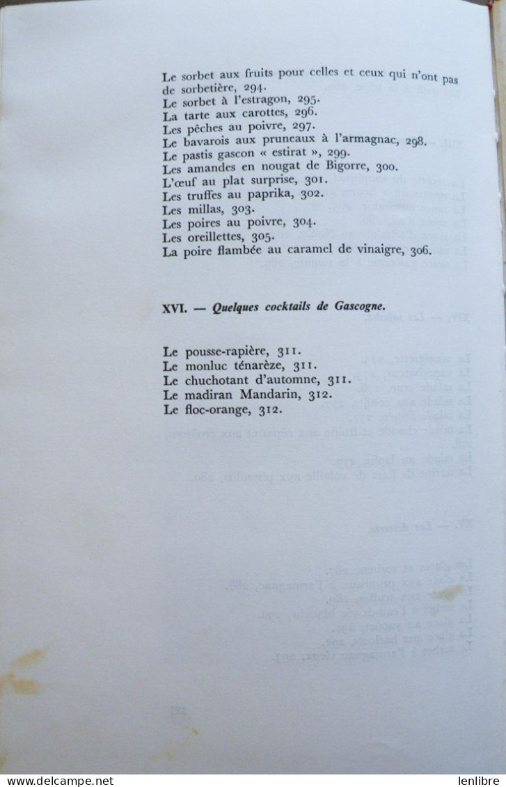André DAGUIN. Le Nouveau Cuisinier Gascon. Editions Stock.1981.