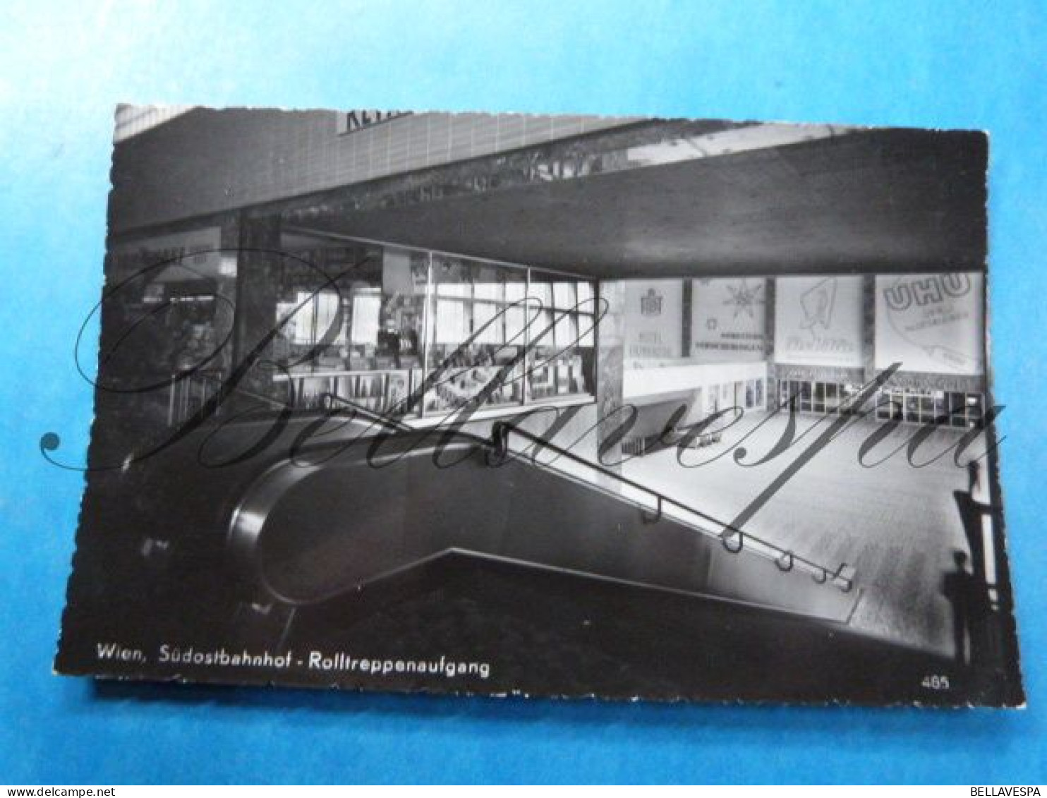 Wien Südost- Bahnhof Roltreppenaufgang 1960 - Stazioni Senza Treni
