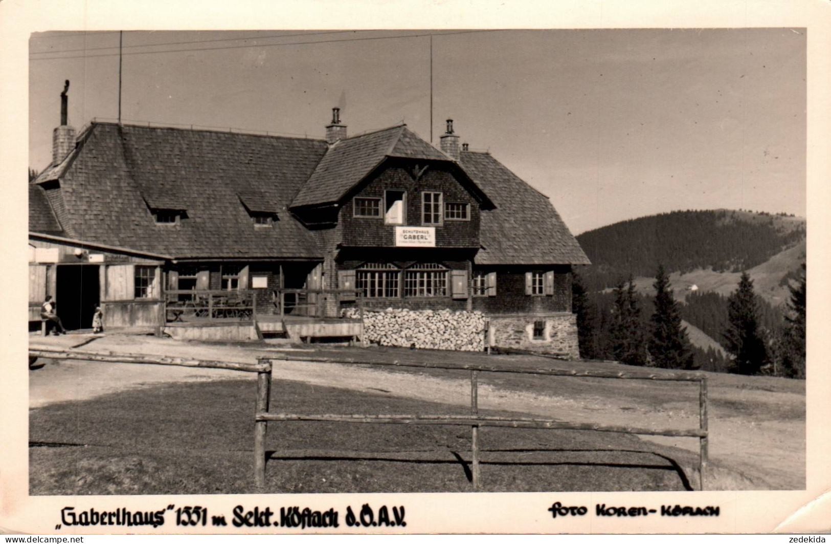 G7962 - Gaberlhaus  Sektion Köflach Berghütte Tirol - Scharnitz