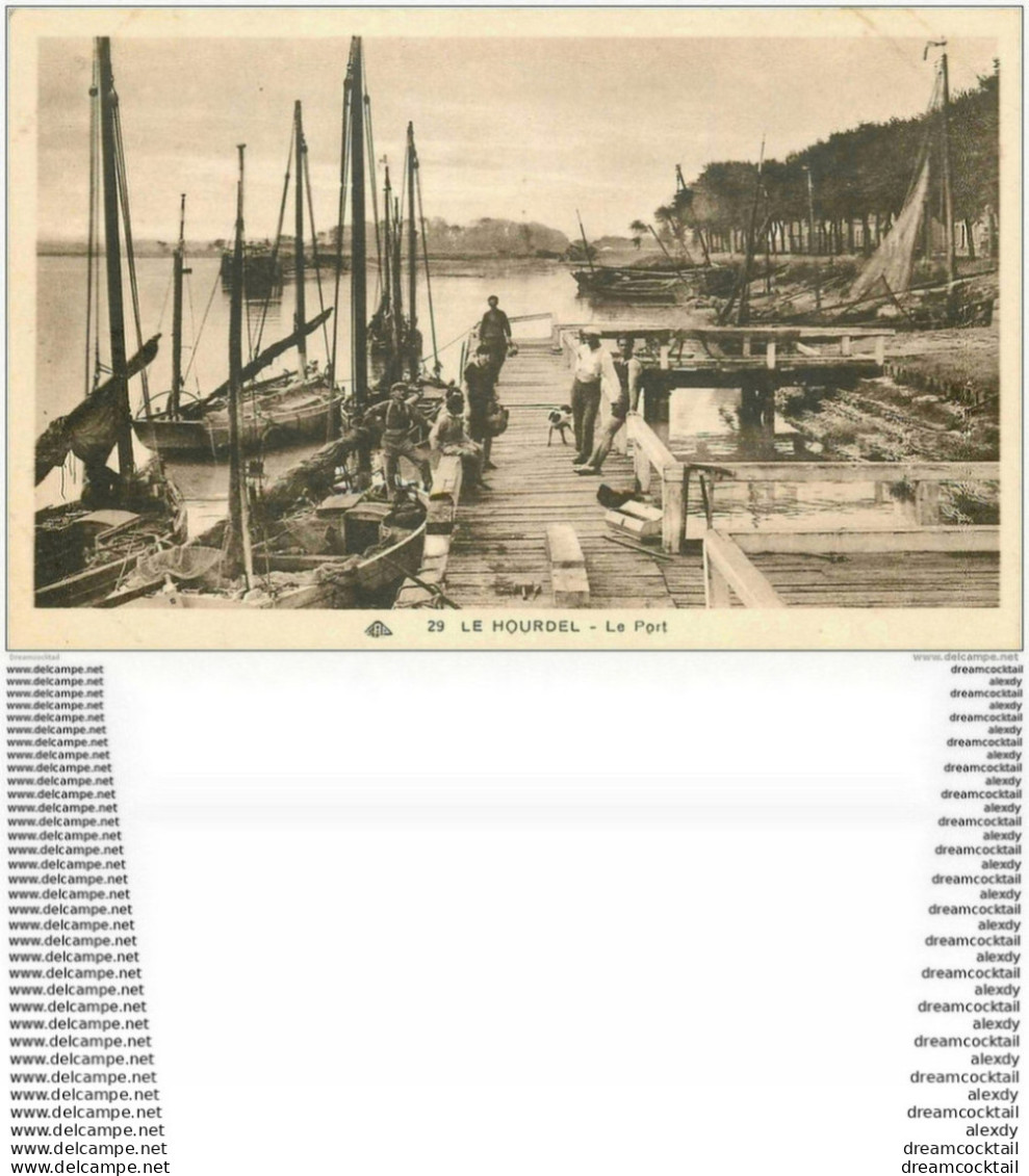 80 LE HOURDEL. Le Port Avec Barques De Pêcheurs. Poissons Et Crustacés - Le Hourdel