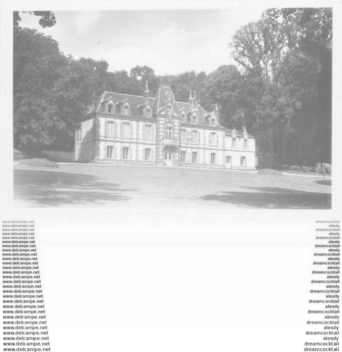 27 MARCILLY-SUR-EURE. Château De Mesagère. Carte Photo émaillographie - Marcilly-sur-Eure