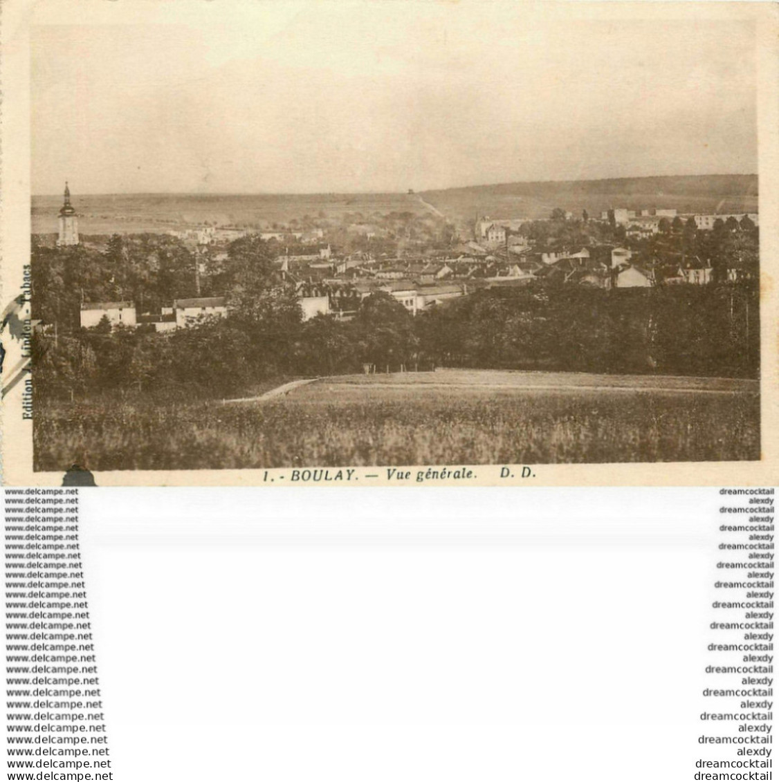 WW 57 BOULAY MOSELLE. Vue Sur La Ville 1939 - Boulay Moselle