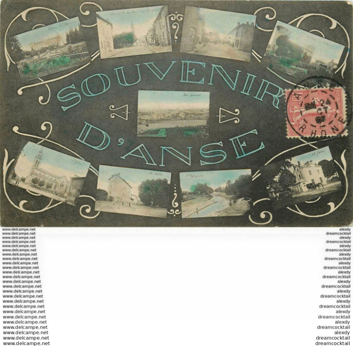 PHL 69 ANSE. Souvenir Multi-vues 1908 - Anse