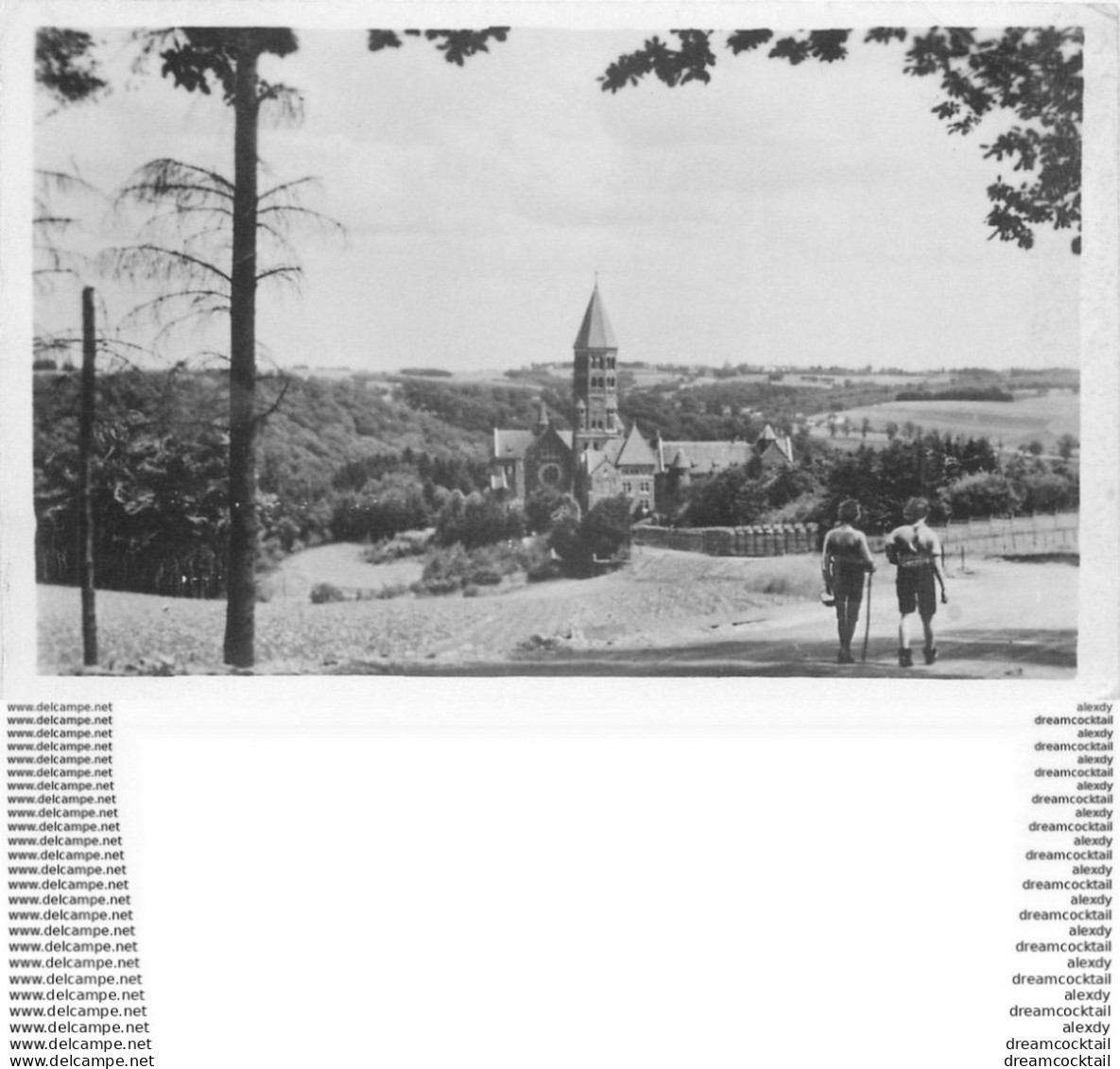 Photo Cpsm Cpm CLERVAUX. Abbaye Saint-Maurice 1949 Pour Franceville - Clervaux