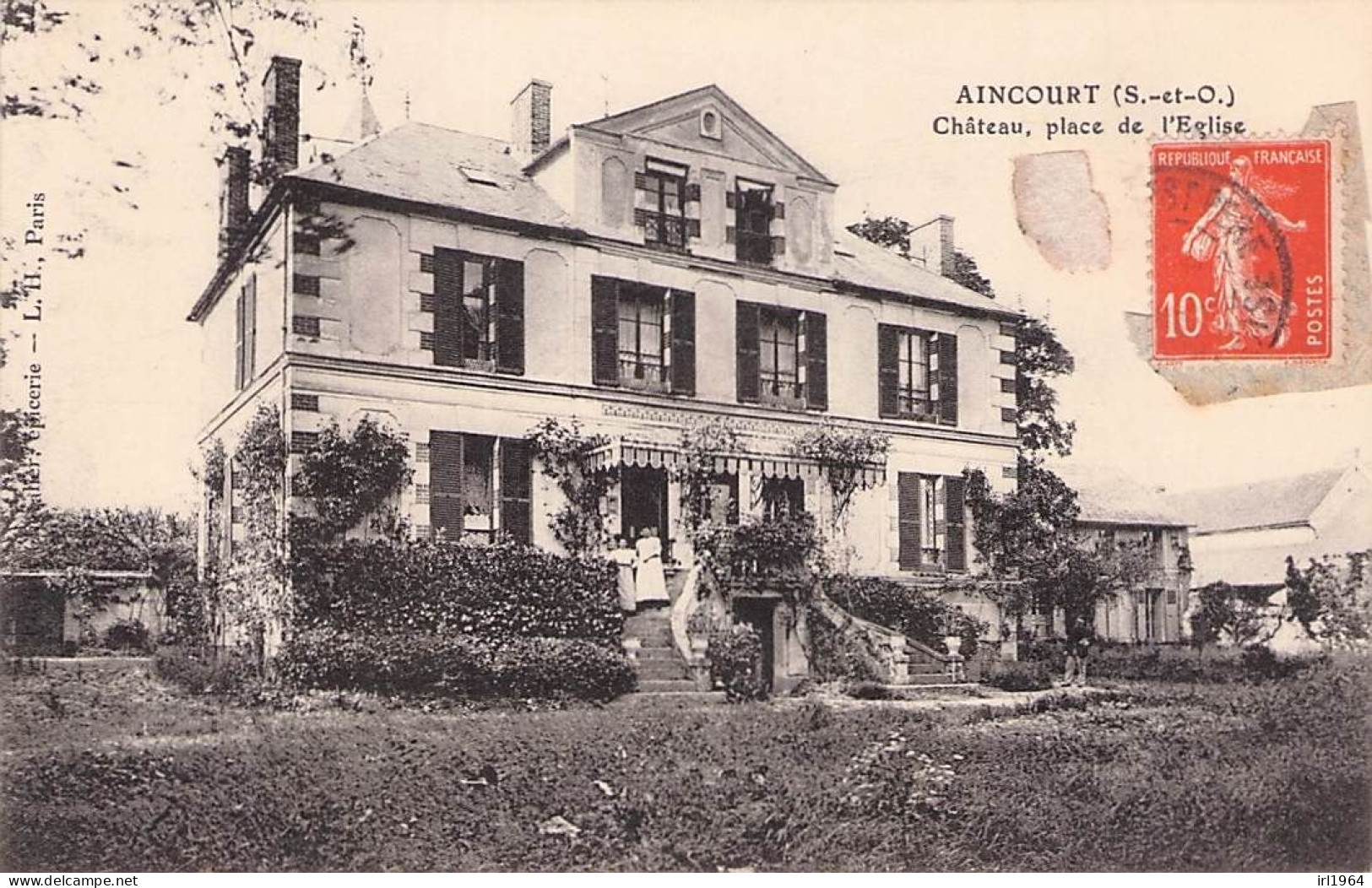 AINCOURT CHATEAU PLACE DE L'EGLISE - Aincourt