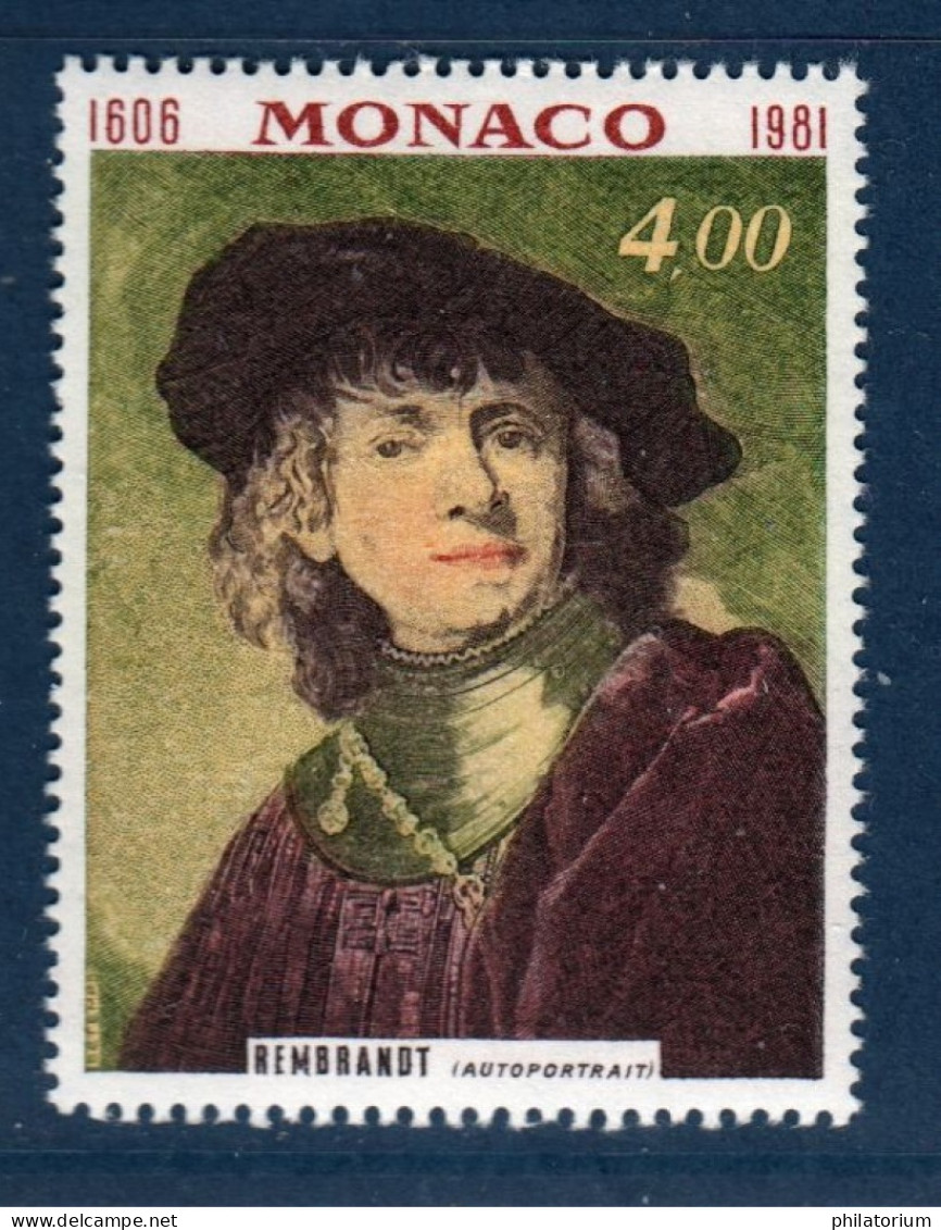 Monaco Timbres Neufs  Yvert N° 1294, **, Rembrandt (1606-1669), Peintre Hollandais - Rembrandt