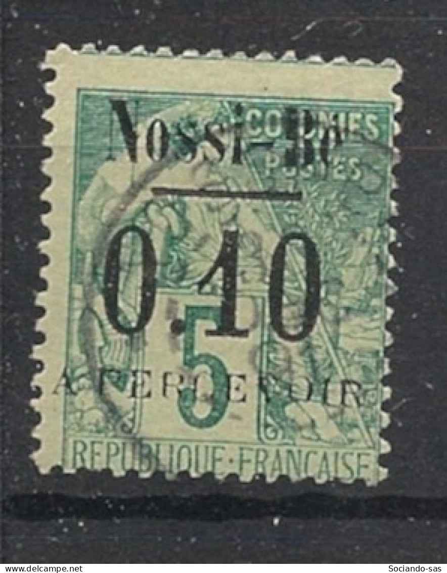 NOSSI-BE - 1891 - Taxe TT N°YT. 15 - Type Alphée Dubois 10c Sur 5c Vert - Oblitéré / Used - Used Stamps