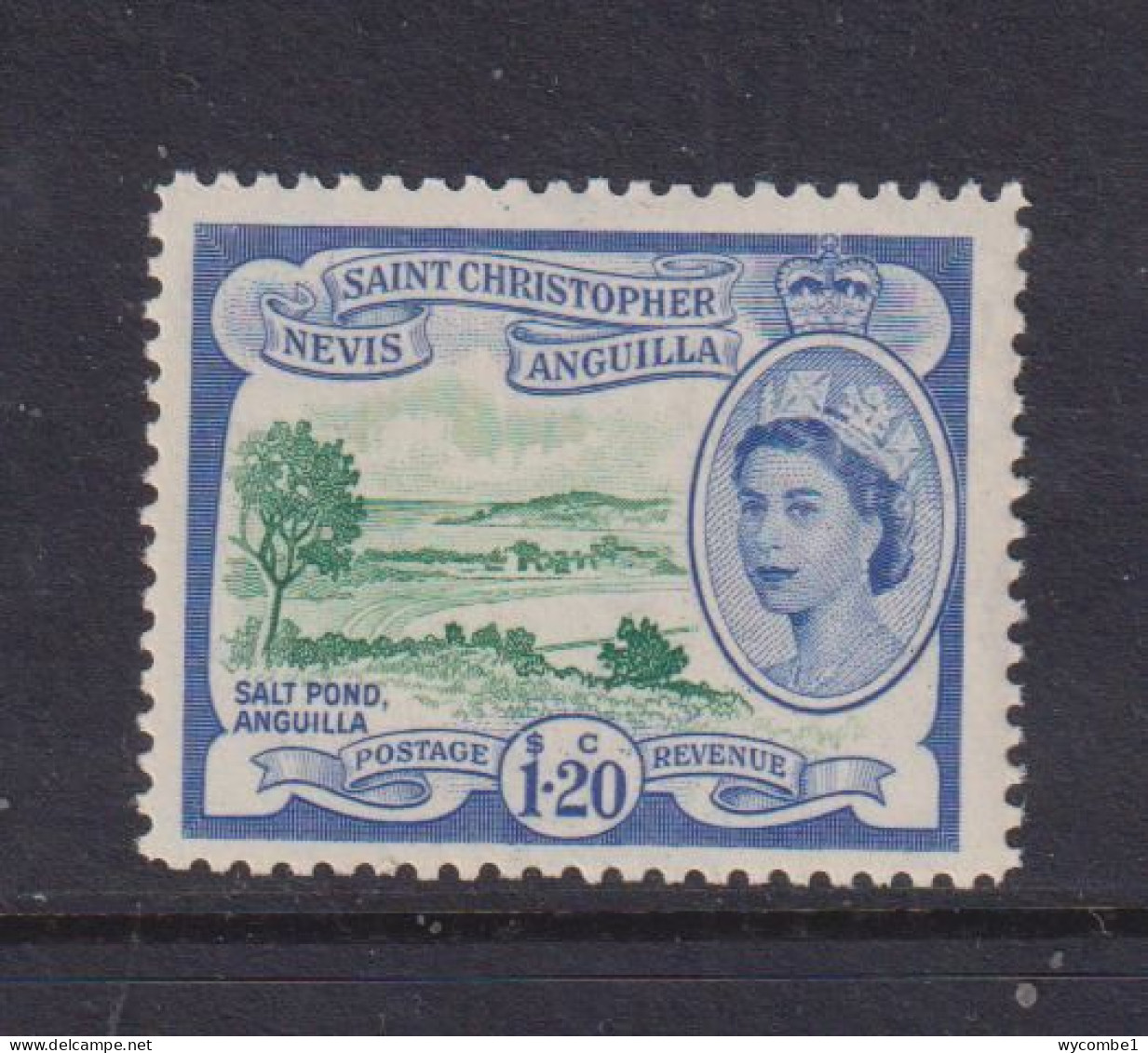 ST CHRISTOPHER NEVIS AND ANGUILLA - 1954  $1.20 Never Hinged Mint - St.Christopher-Nevis & Anguilla (...-1980)