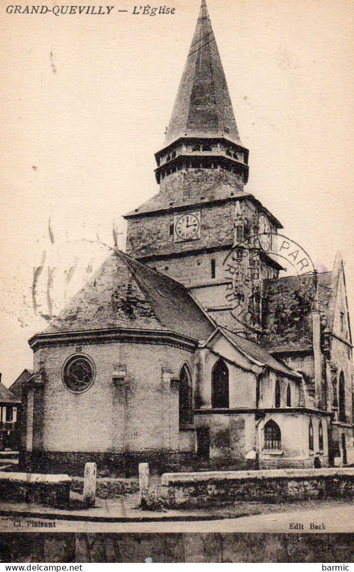 LE GRAND QUEVILLY, L EGLISE  REF 12991 SOM - Le Grand-Quevilly