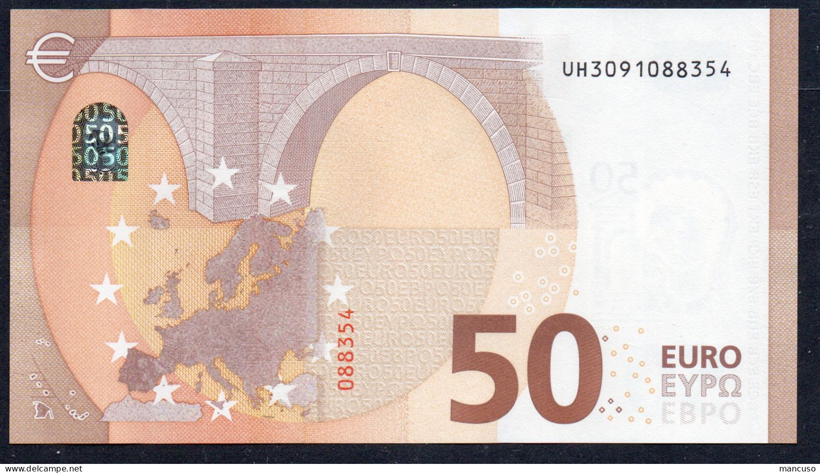 50 EURO FRANCE  UH U049 "09" - LAGARDE   UNC - 50 Euro