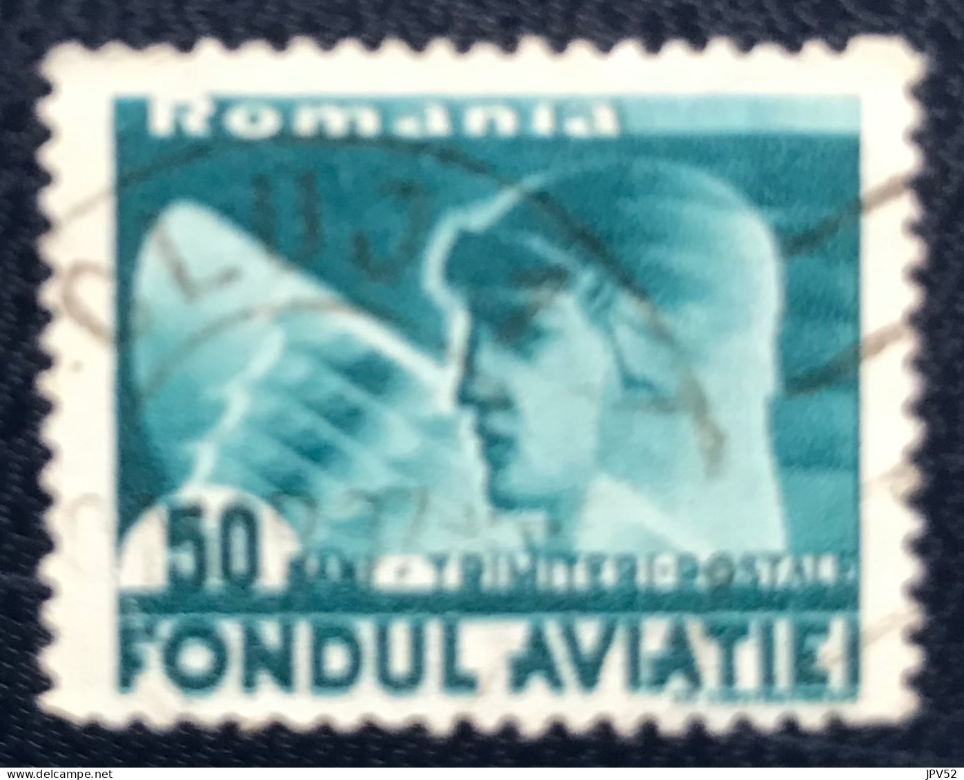 Romania - Roemenië - C14/56 - 1936 - (°)used - Michel 20 - Piloot & Vliegtuig - Oblitérés